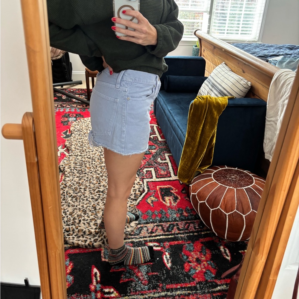 Madewell Light Blue Jean Shorts